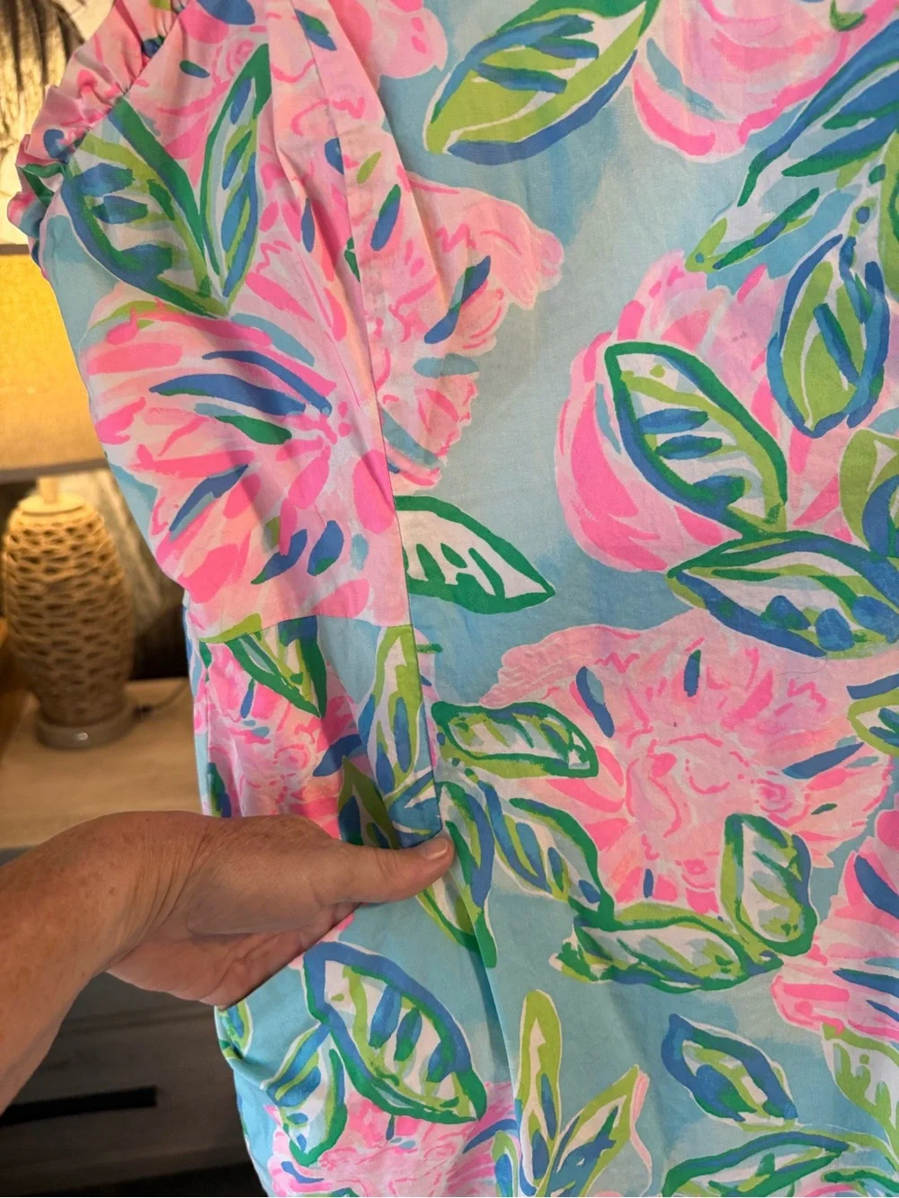 Lilly Pulitzer Multicolor Floral Dress with spaghetti straps - Picture 3 of 5